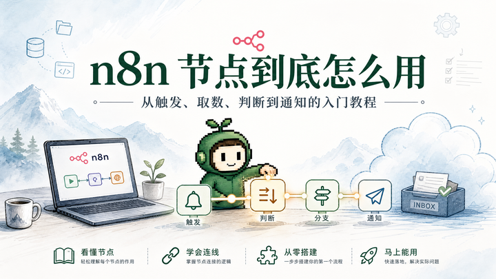 n8n 节点到底怎么用？一条工作流讲透